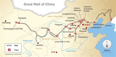 Great Wall of China: Length, History, Map, Why & When .